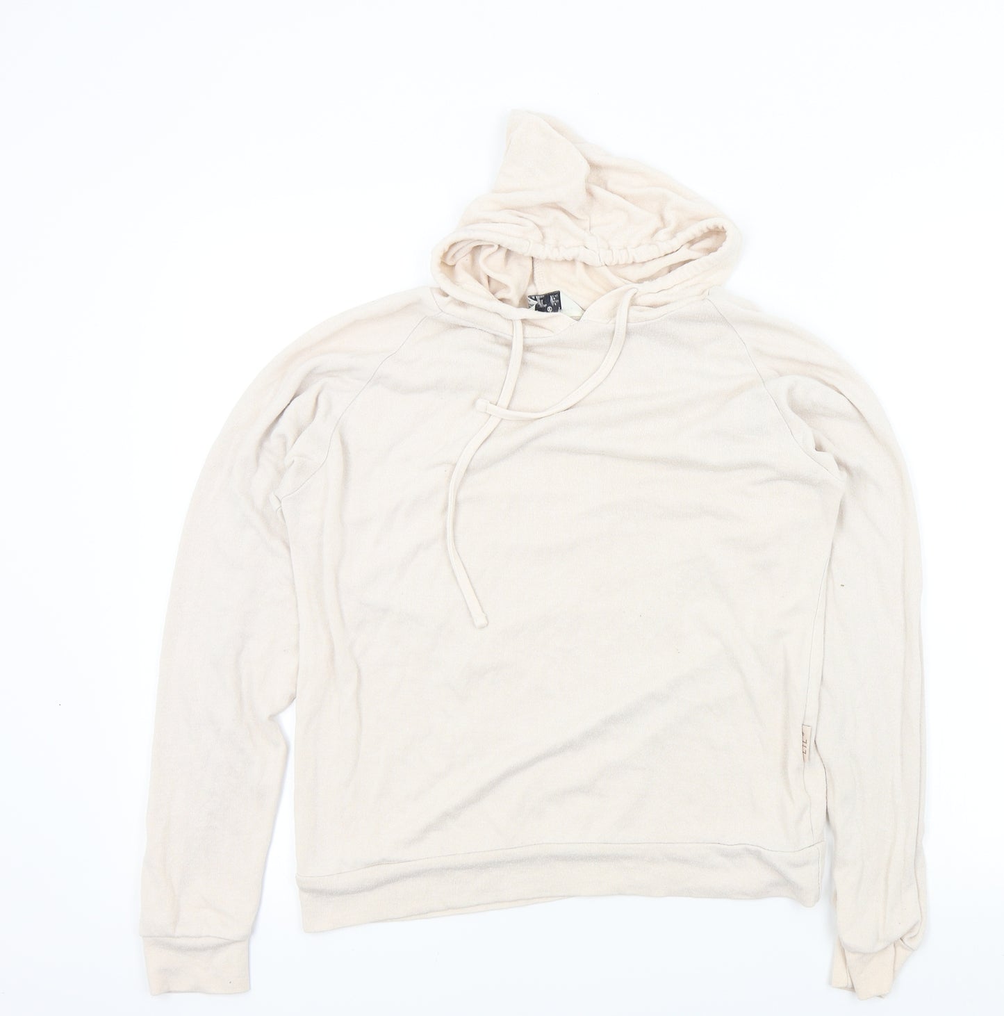 Love to lounge Womens Beige Colourblock  Pullover Hoodie Size 6