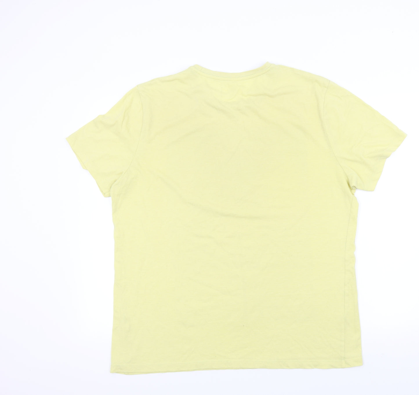F&F Mens Yellow    T-Shirt Size XL