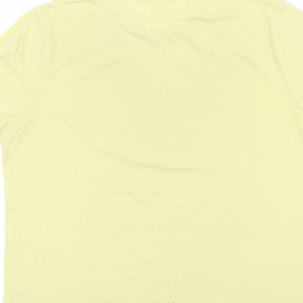 F&F Mens Yellow    T-Shirt Size XL