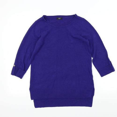 F&F Womens Blue   Pullover Jumper Size 8
