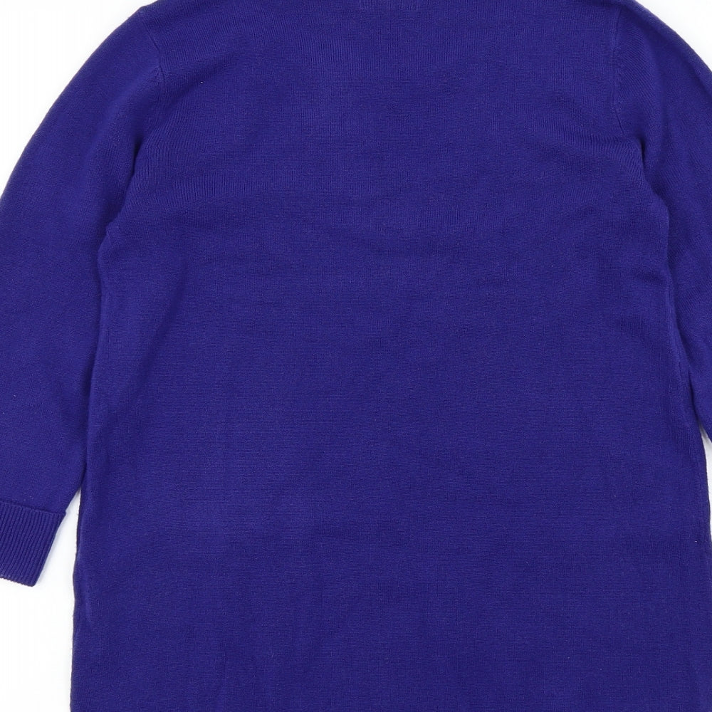 F&F Womens Blue   Pullover Jumper Size 8
