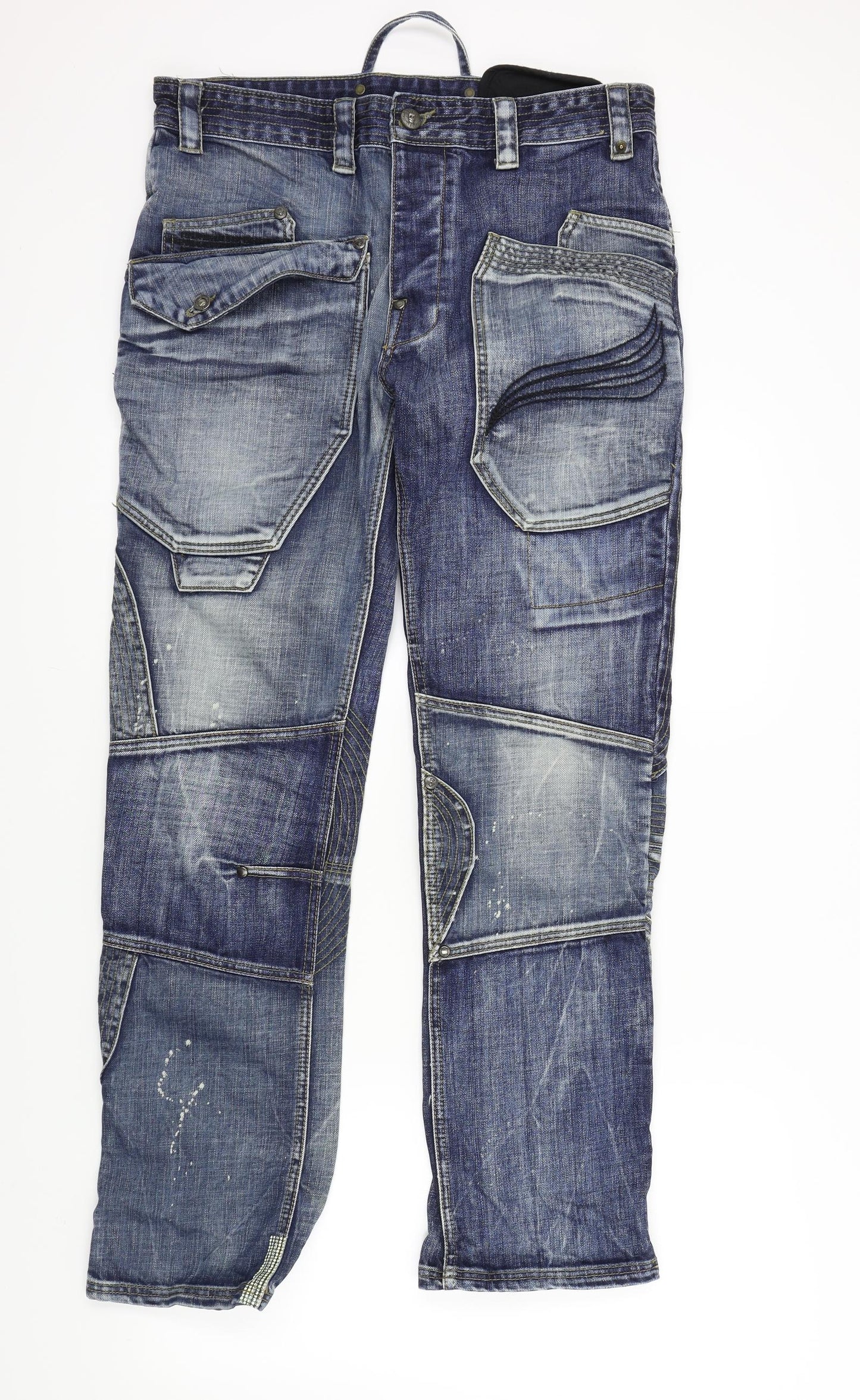 blethersome Mens Blue   Straight Jeans Size 32 L30 in