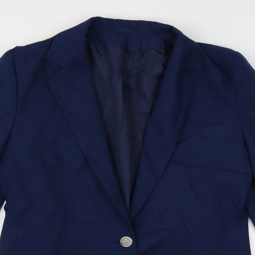 Littlewoods Womens Blue   Jacket Blazer Size 12