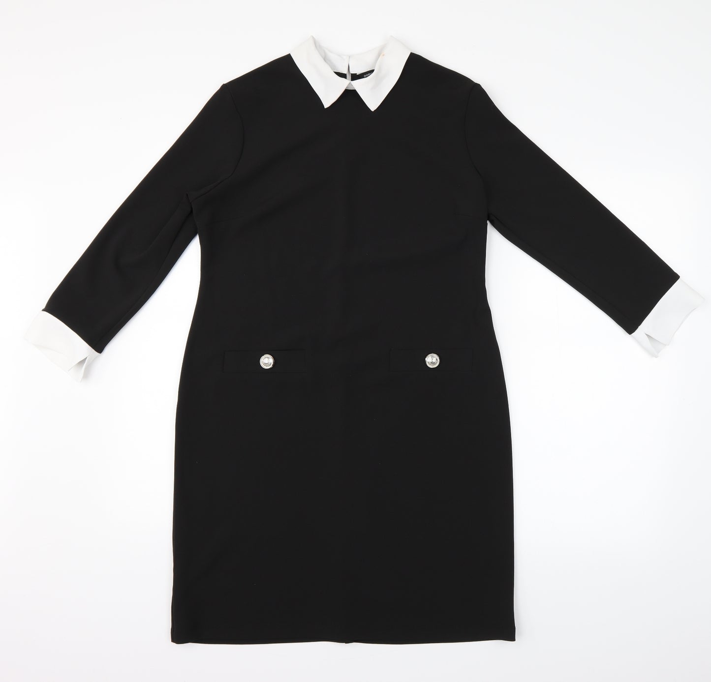 Dorothy Perkins Womens Black   Shirt Dress  Size 10