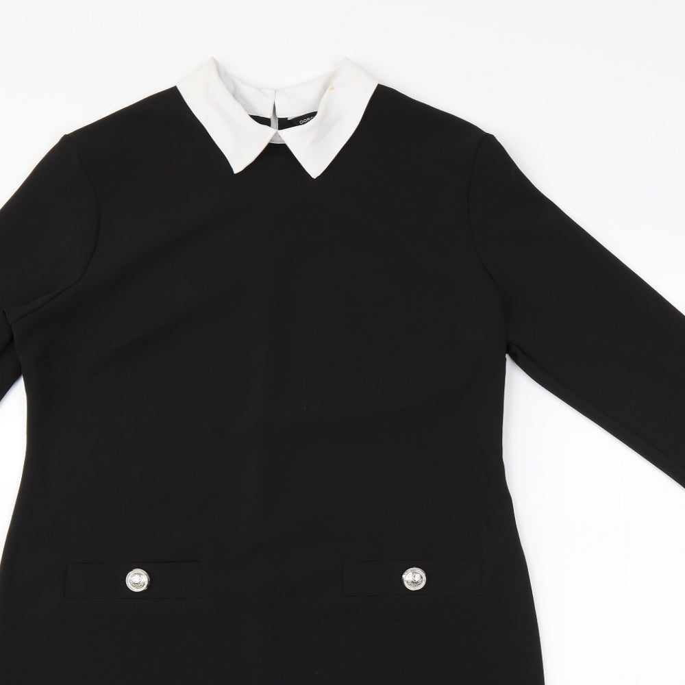 Dorothy Perkins Womens Black   Shirt Dress  Size 10