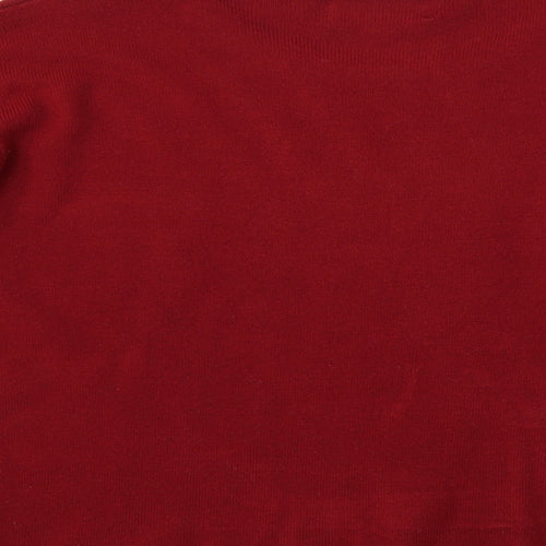 Fay Louise Womens Red   Henley Jumper One Size