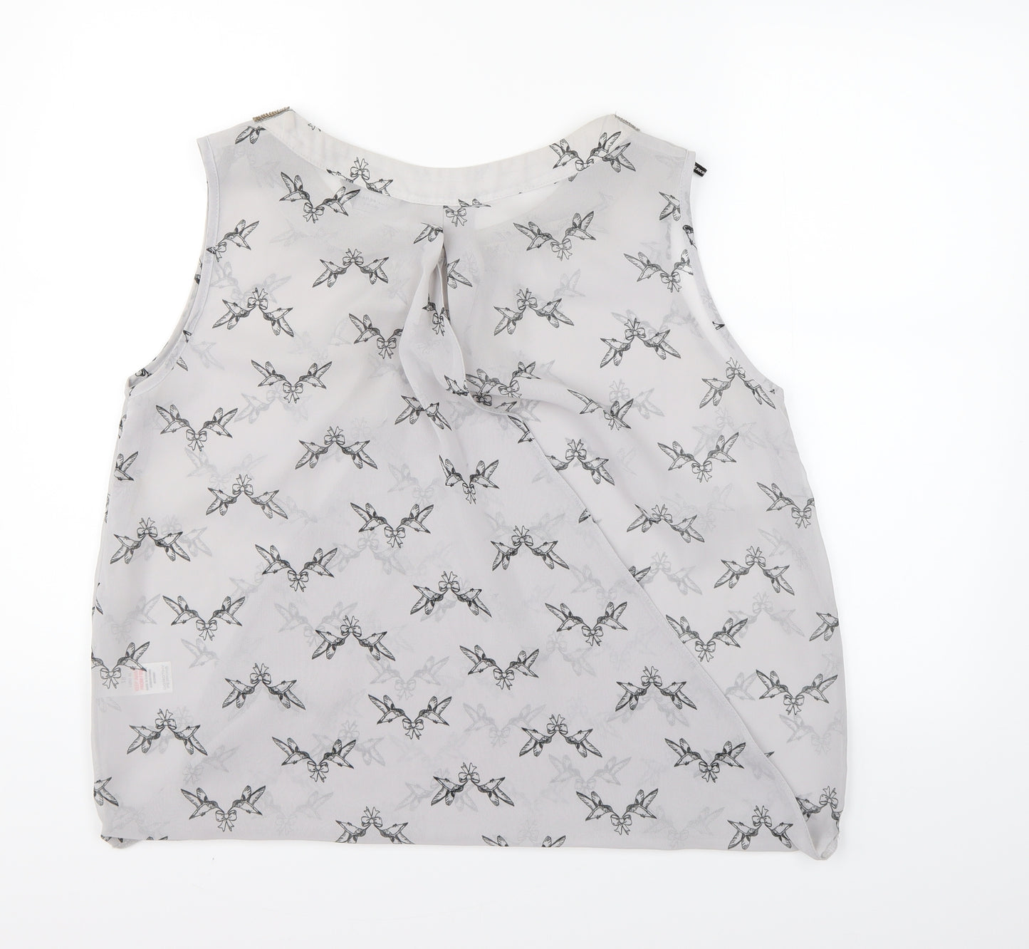 Dorothy Perkins Womens Grey   Basic Blouse Size 18