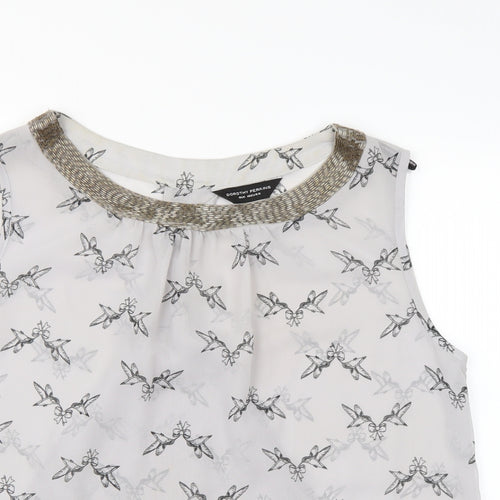Dorothy Perkins Womens Grey   Basic Blouse Size 18