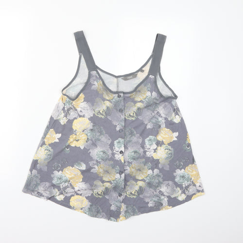 NEXT Womens Grey Floral  Camisole Tank Size 8