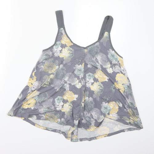 NEXT Womens Grey Floral  Camisole Tank Size 8