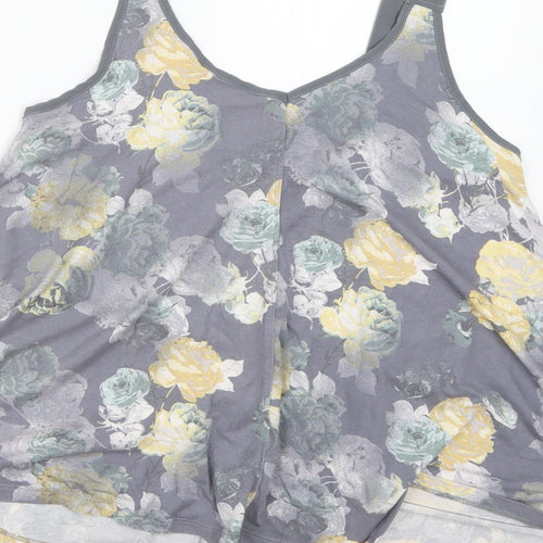 NEXT Womens Grey Floral  Camisole Tank Size 8