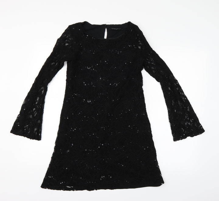 Dorothy Perkins Womens Black   Fit & Flare  Size 8
