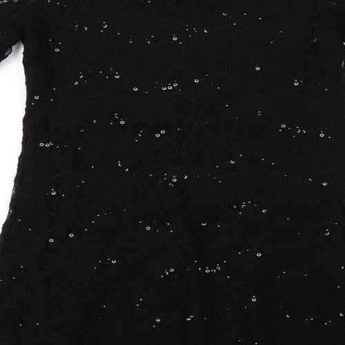 Dorothy Perkins Womens Black   Fit & Flare  Size 8