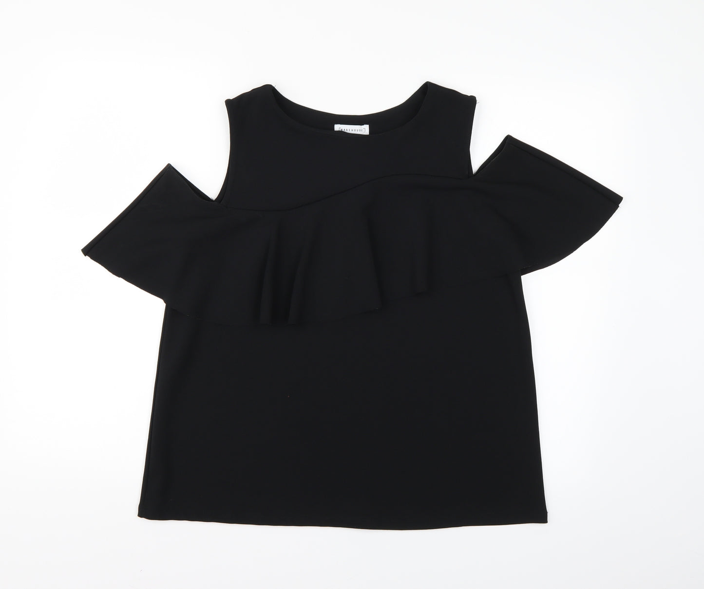 Warehouse Womens Black   Camisole Tank Size 14