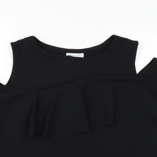 Warehouse Womens Black   Camisole Tank Size 14