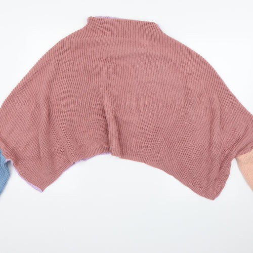 PRETTYLITTLETHING Womens Multicoloured   Pullover Jumper Size 8