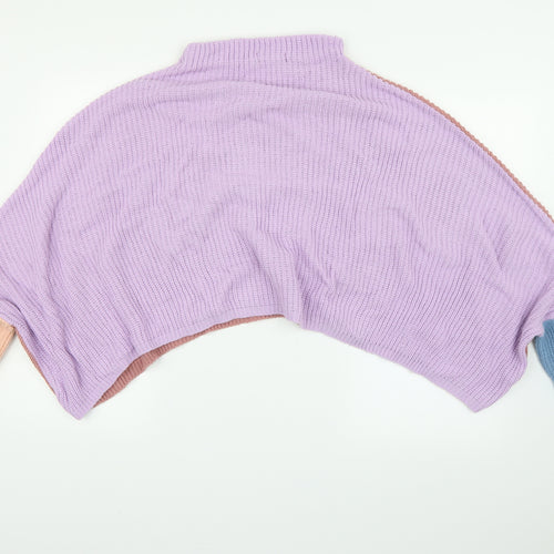 PRETTYLITTLETHING Womens Multicoloured   Pullover Jumper Size 8
