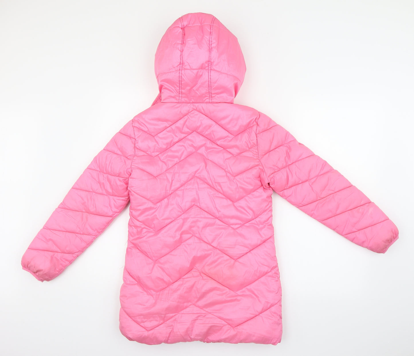 NEXT Girls Pink   Puffer Jacket Coat Size 11 Years