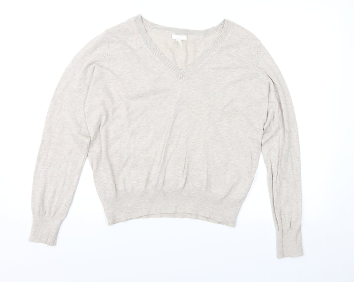 H&M Womens Beige Pullover Jumper Size M
