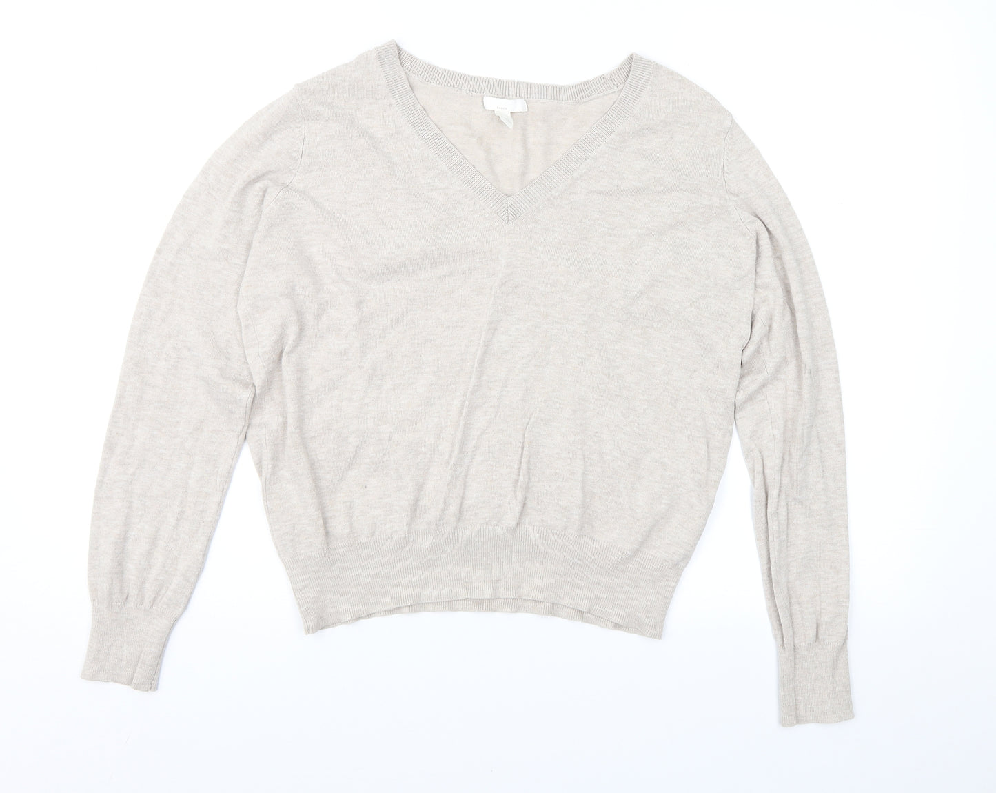 H&M Womens Beige   Pullover Jumper Size M
