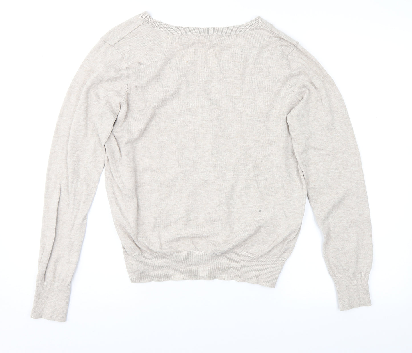 H&M Womens Beige   Pullover Jumper Size M