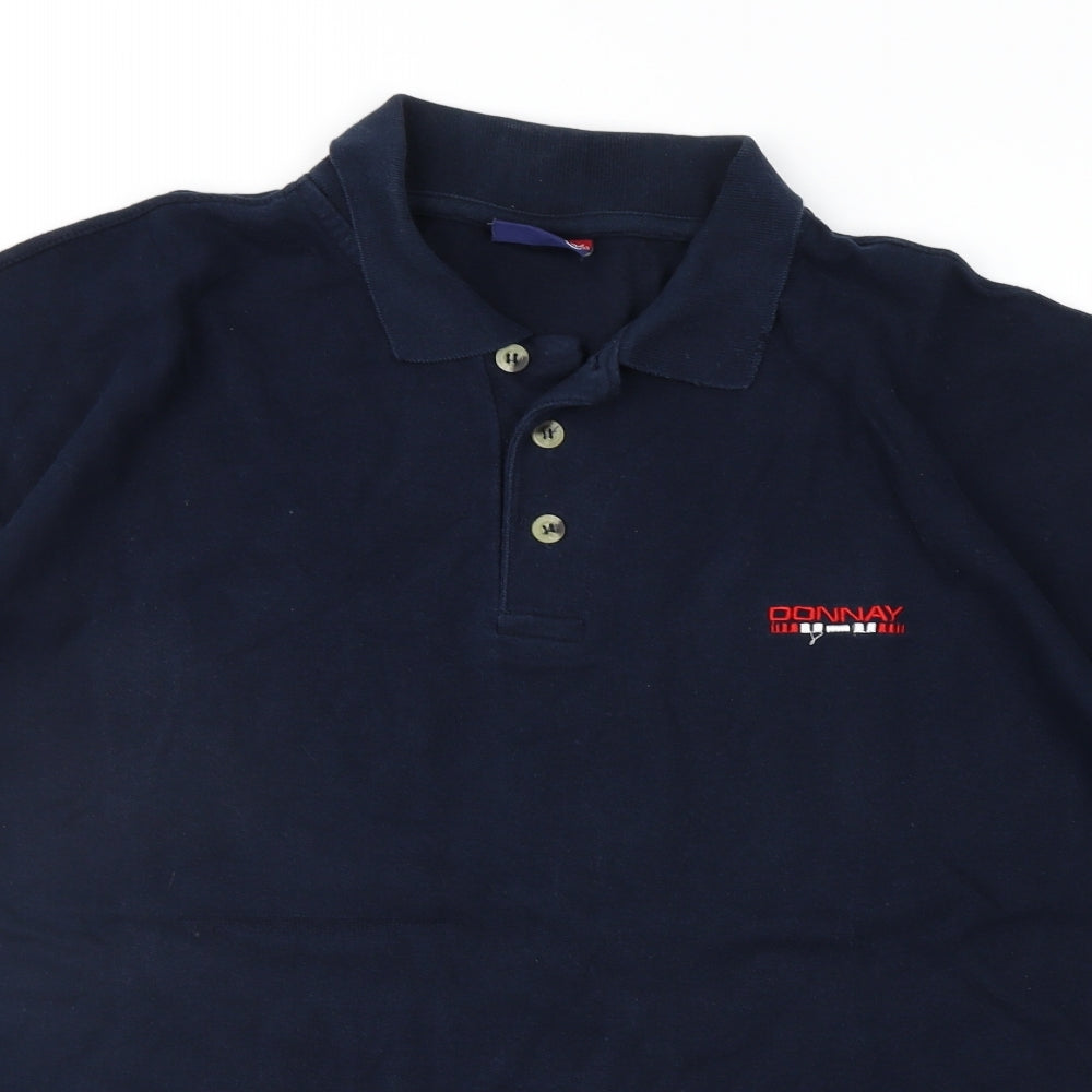 Donnay Mens Blue    Polo Size XL