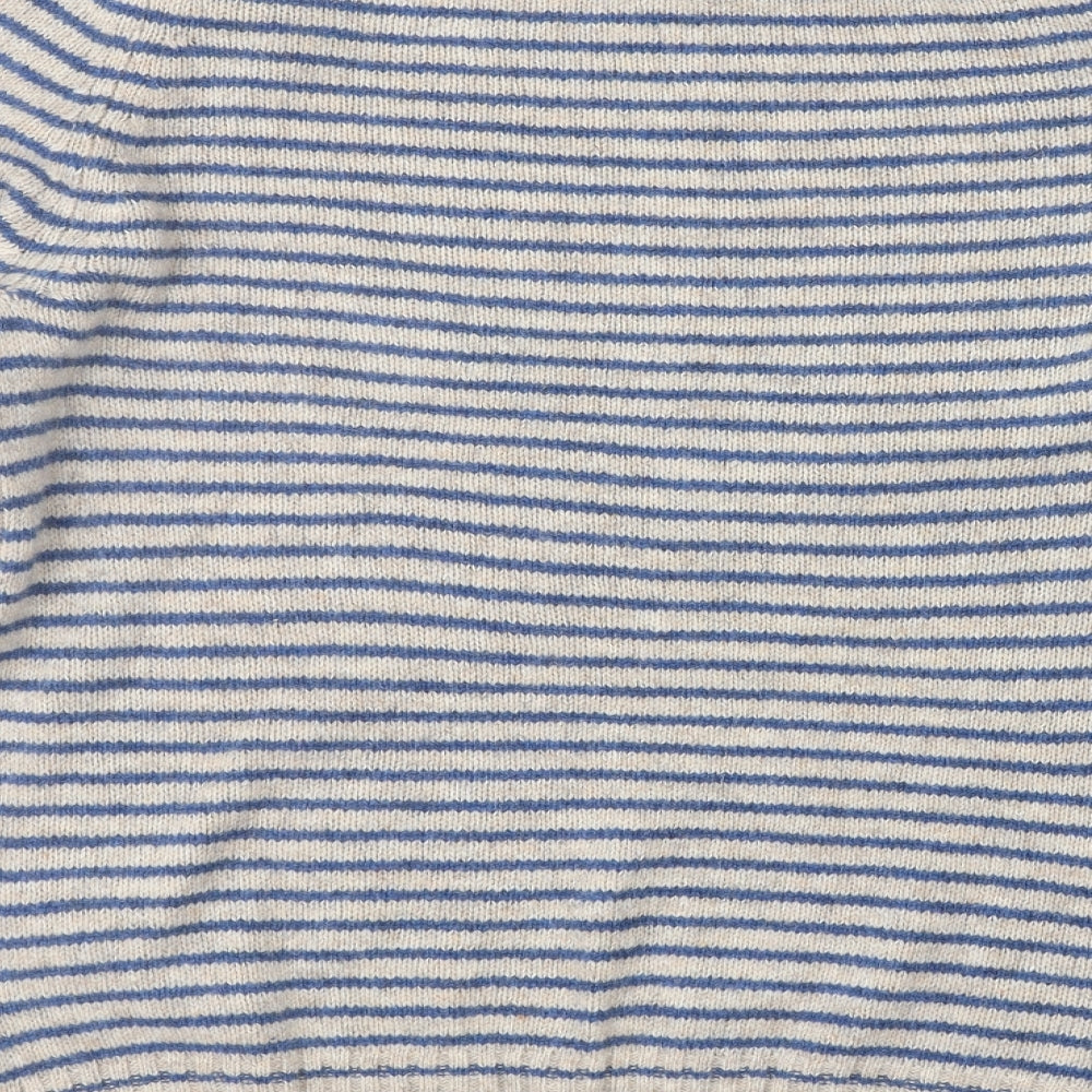 Peter Werth Mens Beige Striped  Pullover Jumper Size L