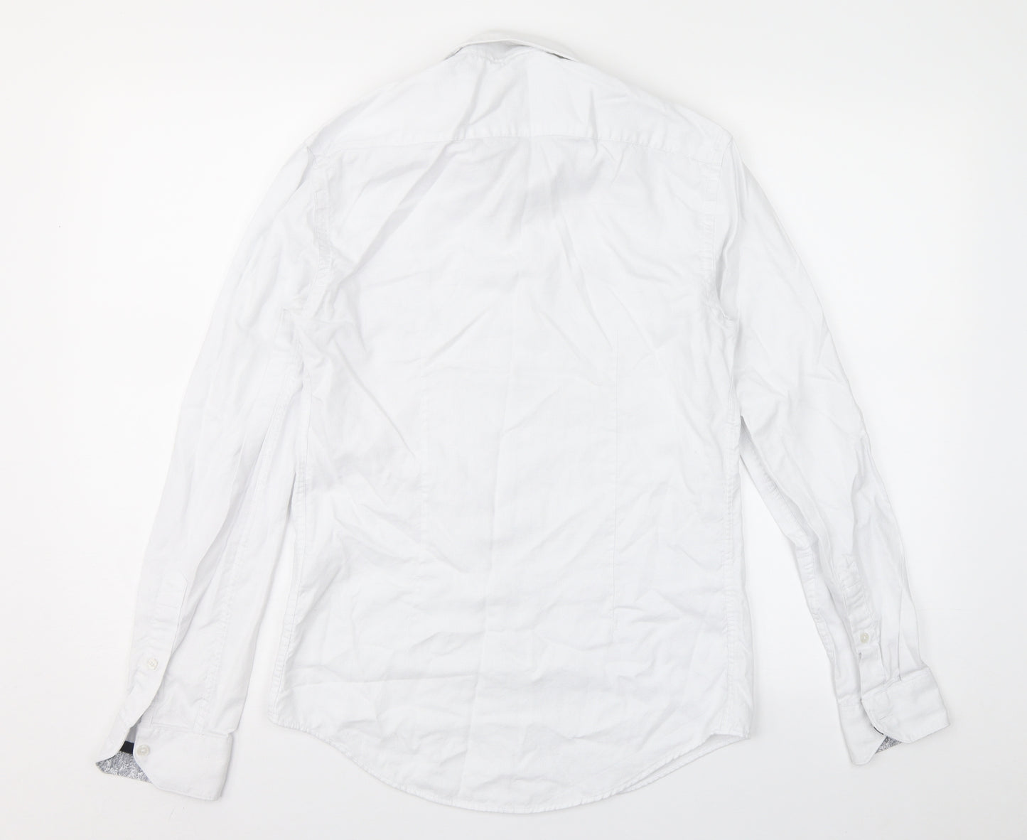 Zara Womens White   Basic Button-Up Size S
