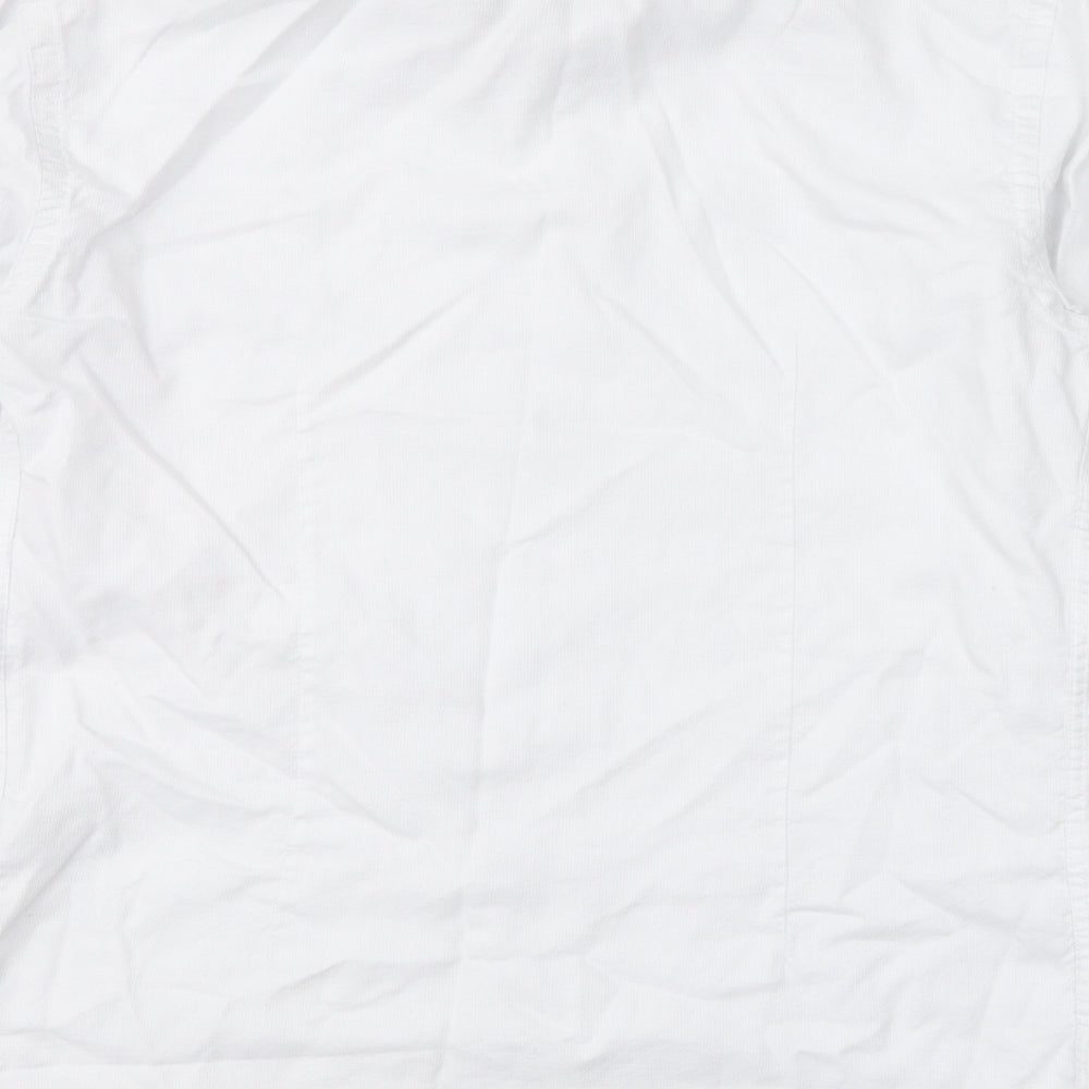 Zara Womens White   Basic Button-Up Size S