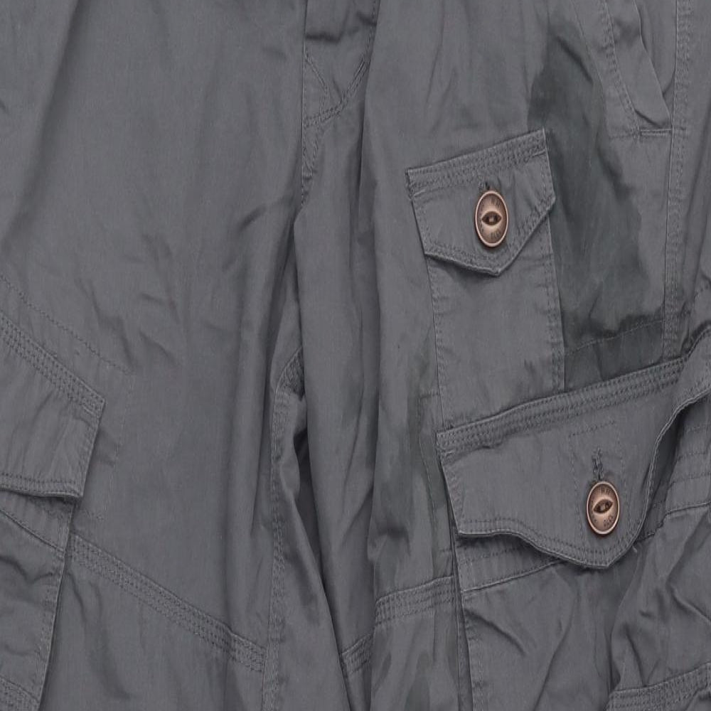 Red Herring Mens Grey   Cargo Trousers Size 36 in L31 in