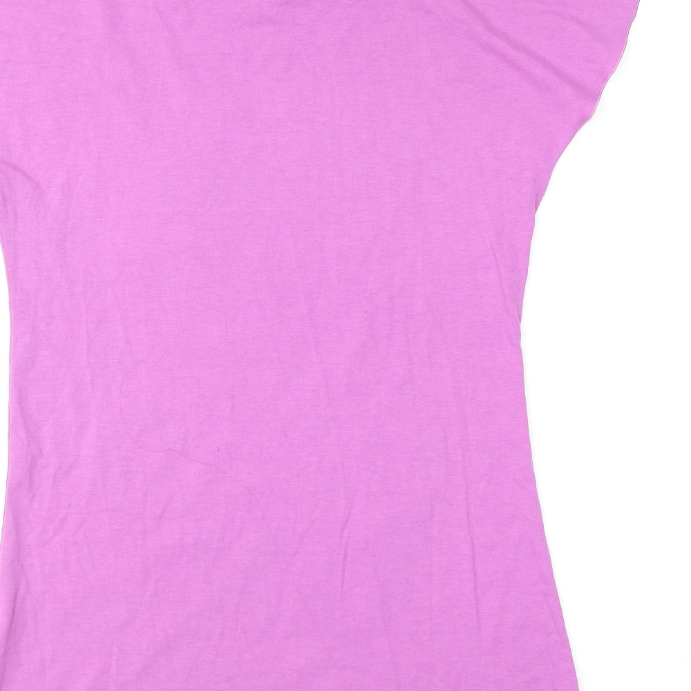Chief Girls Womens Purple   Basic T-Shirt Size 16