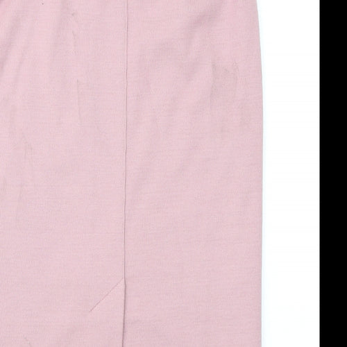 LUCIA Womens Pink  Knit Straight & Pencil Skirt Size 12