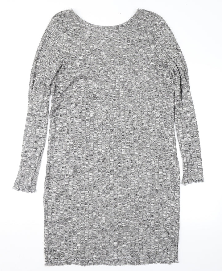 Vera Moda Womens Grey  Knit Jumper Dress  Size L