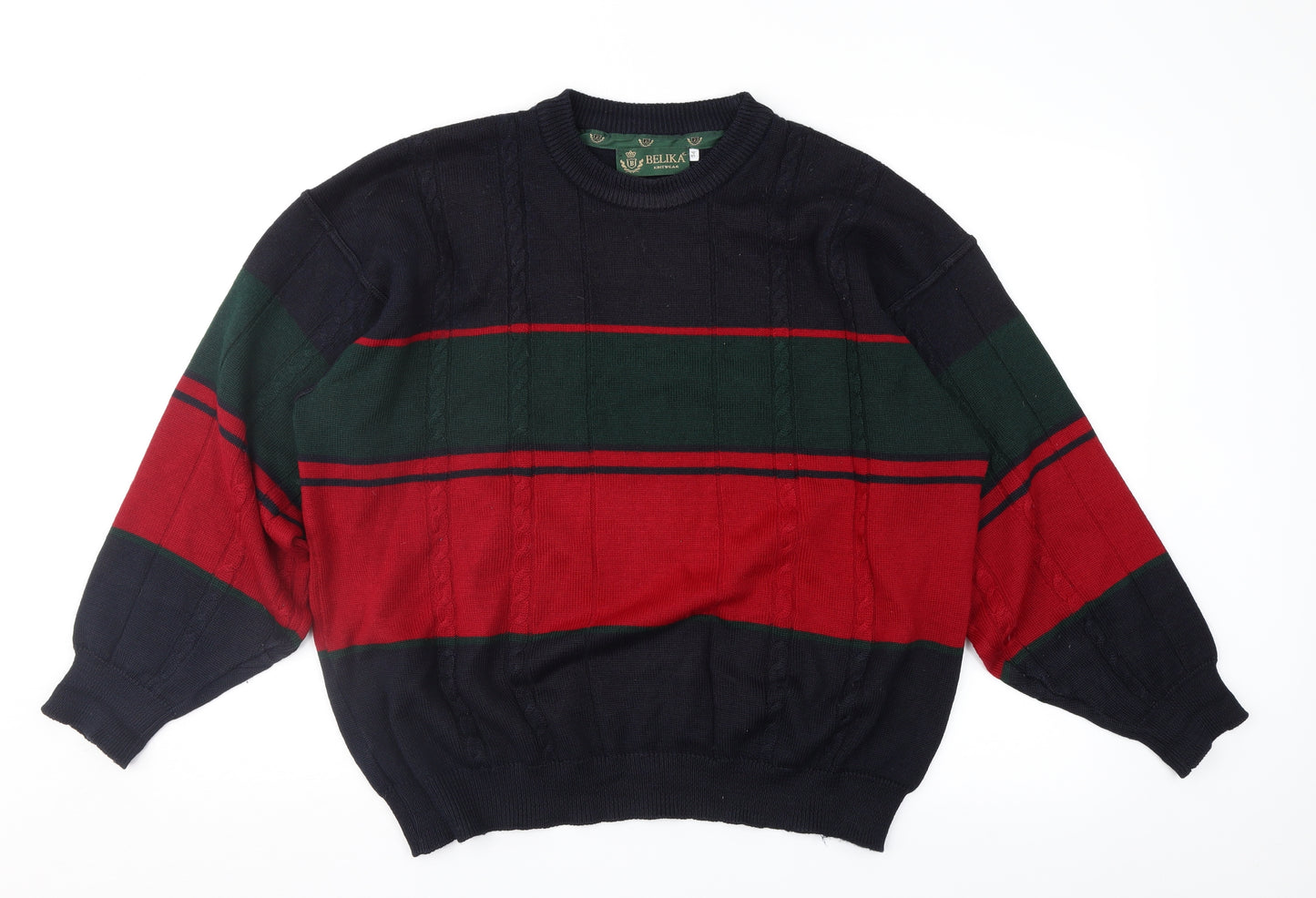 Belika Mens Multicoloured   Pullover Jumper Size XL