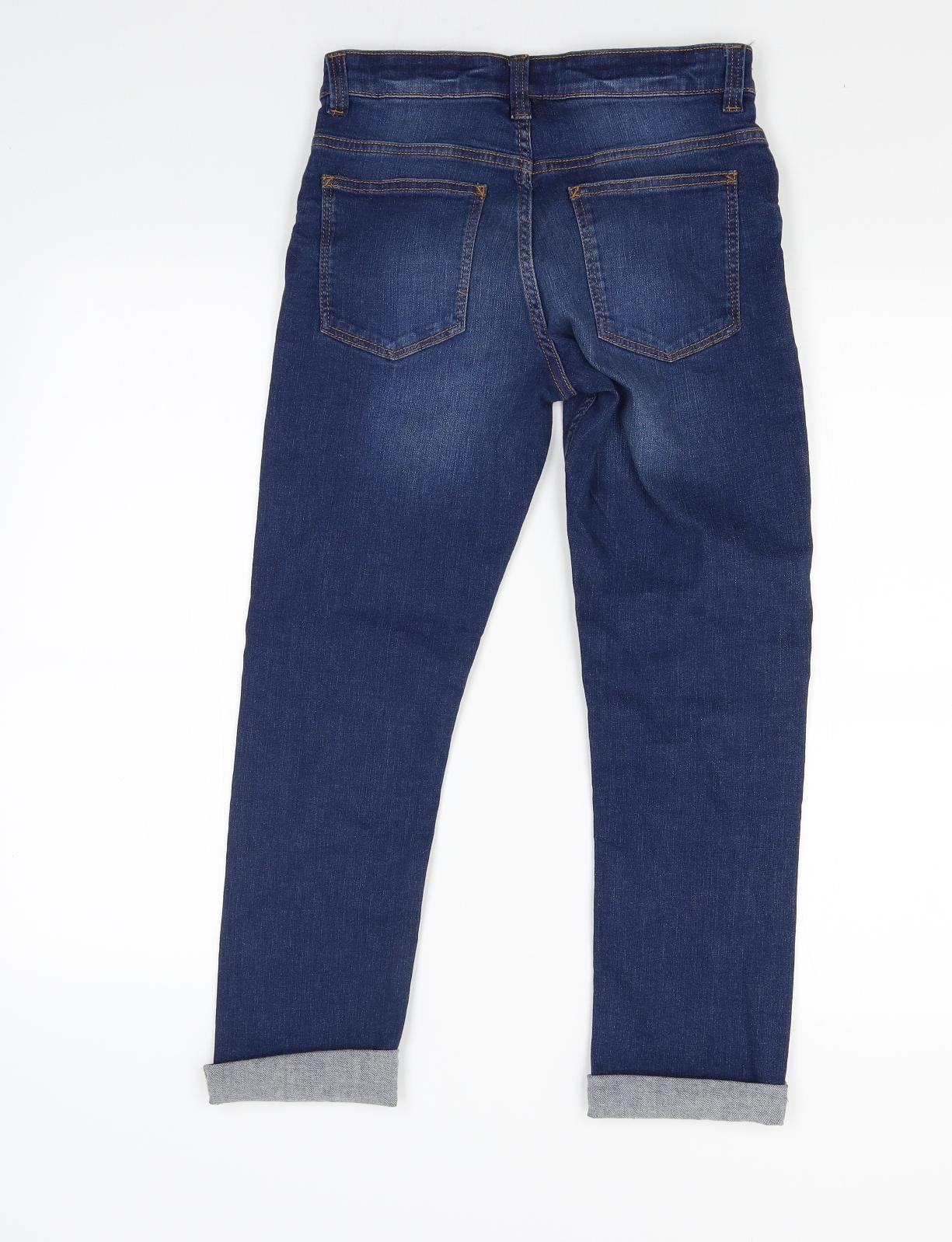 NEXT Girls Blue  Denim Straight Jeans Size 10 Years