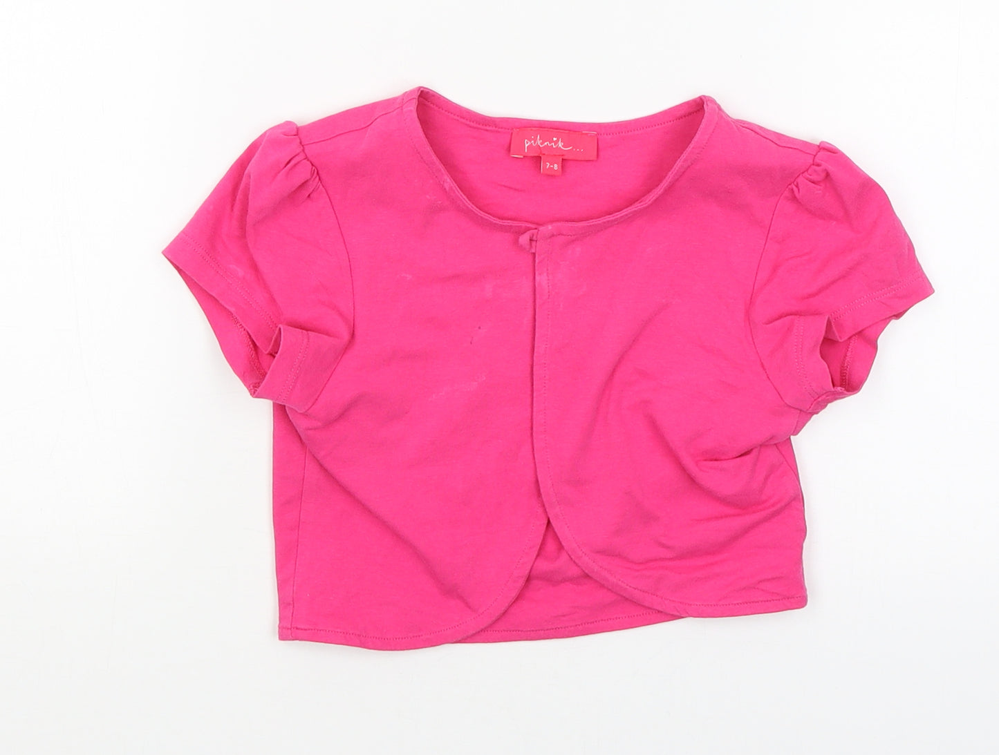 Piknik Girls Pink   Jacket Waistcoat Size 7-8 Years