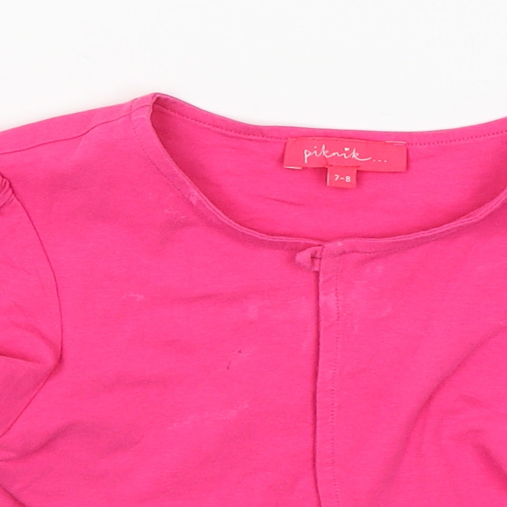 Piknik Girls Pink   Jacket Waistcoat Size 7-8 Years