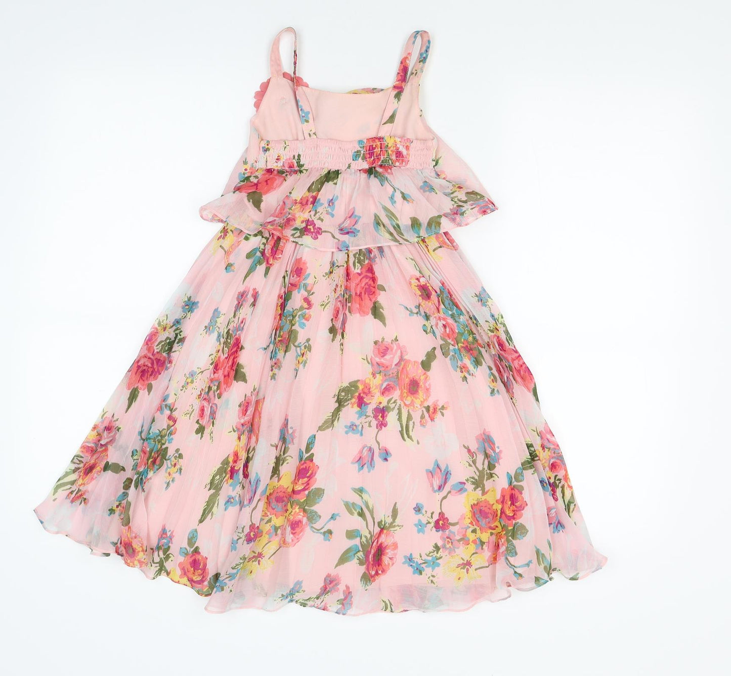 Monsoon Girls Pink   Fit & Flare  Size 4 Years
