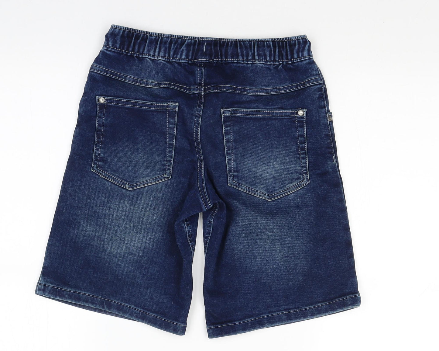 George Boys Blue  Denim Bermuda Shorts Size 10-11 Years