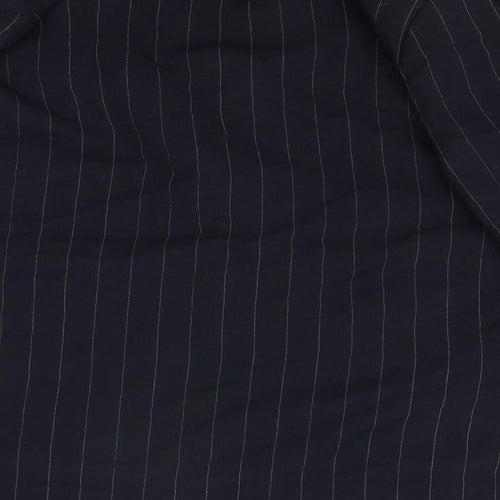 Debenhams Womens Blue Striped  Jacket Blazer Size 14