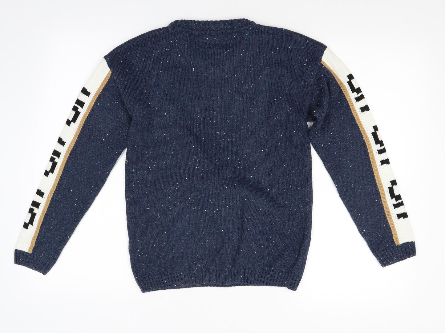 NEXT Boys Blue  Knit Pullover Jumper Size 10 Years  - Christmas Jumper