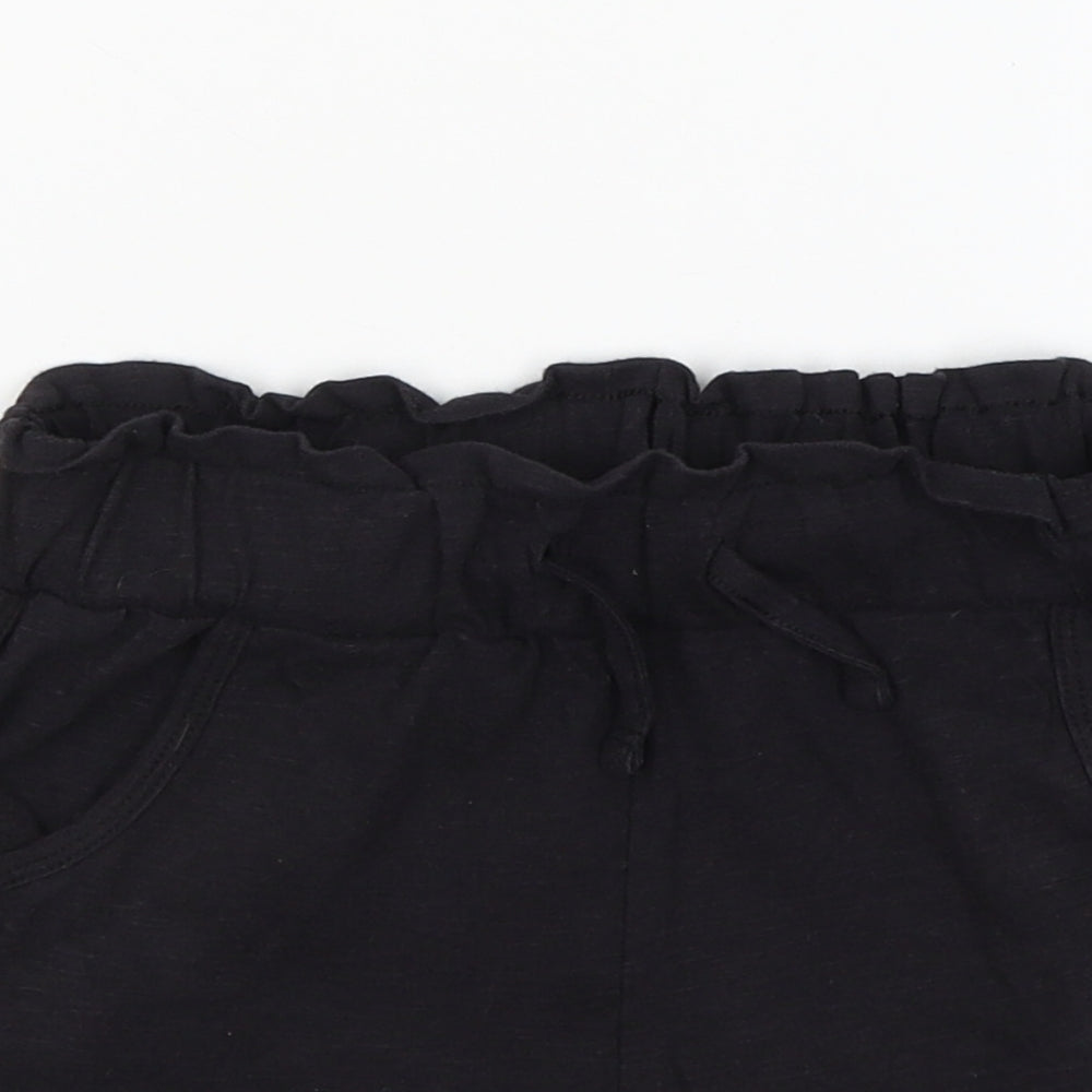 Vry Girls Black   Hot Pants Shorts Size 8 Years