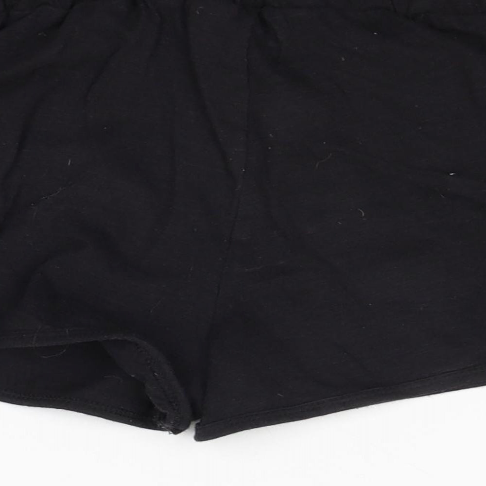 Vry Girls Black   Hot Pants Shorts Size 8 Years