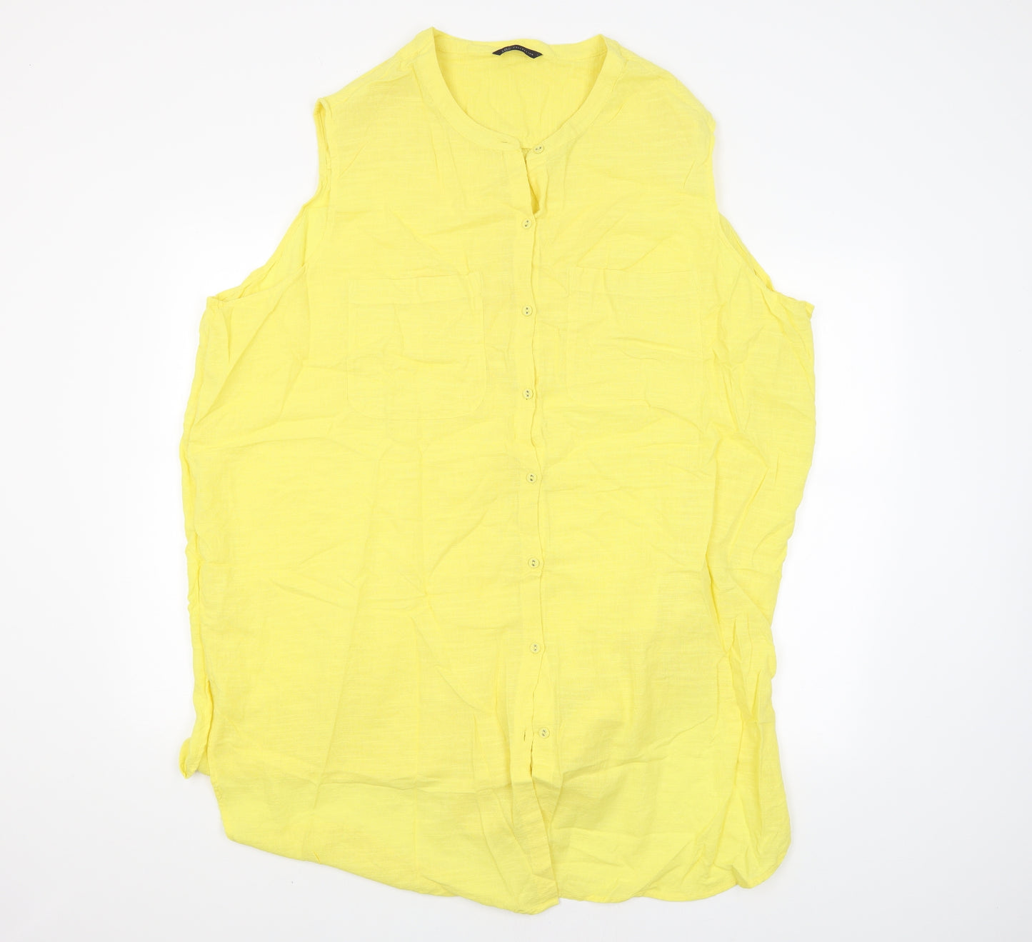 Marks and Spencer Womens Yellow   T-Shirt Dress  Size 24
