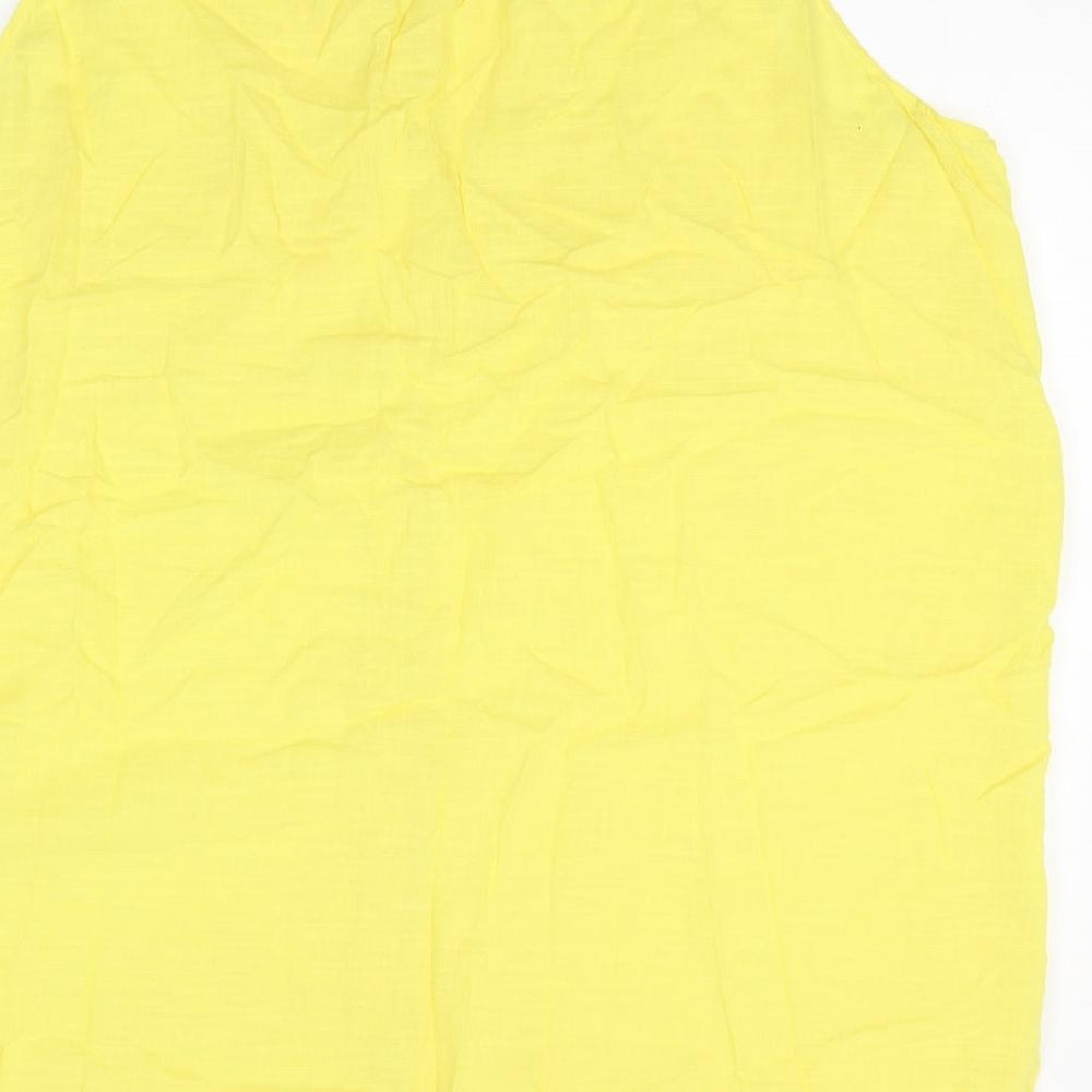 Marks and Spencer Womens Yellow   T-Shirt Dress  Size 24