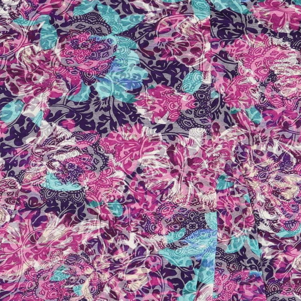 Marks and Spencer Womens Multicoloured Floral  A-Line Skirt Size 2XL