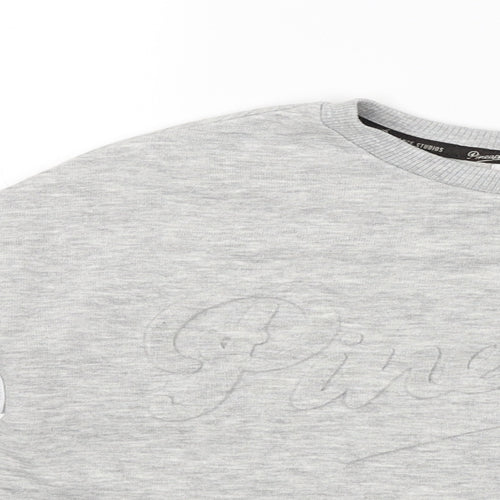Primark Girls Grey  Jersey Pullover Sweatshirt Size 9-10 Years  - Dance Wear