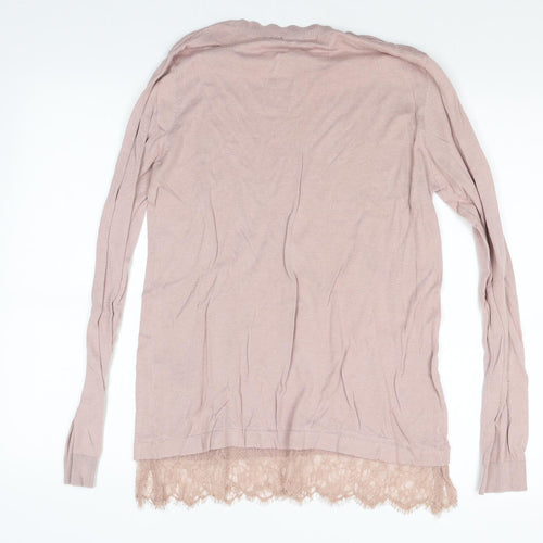 Dorothy Perkins Womens Pink  Knit Pullover Jumper Size 12
