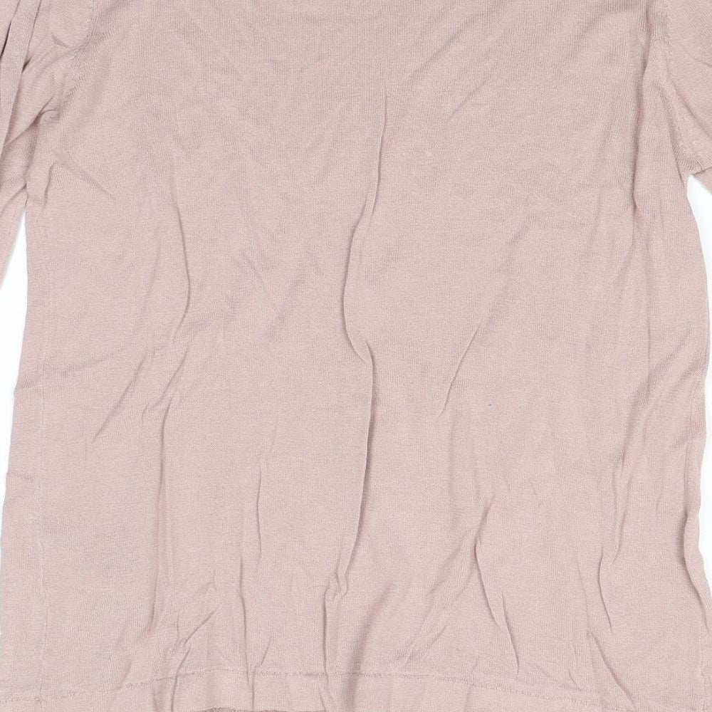 Dorothy Perkins Womens Pink  Knit Pullover Jumper Size 12
