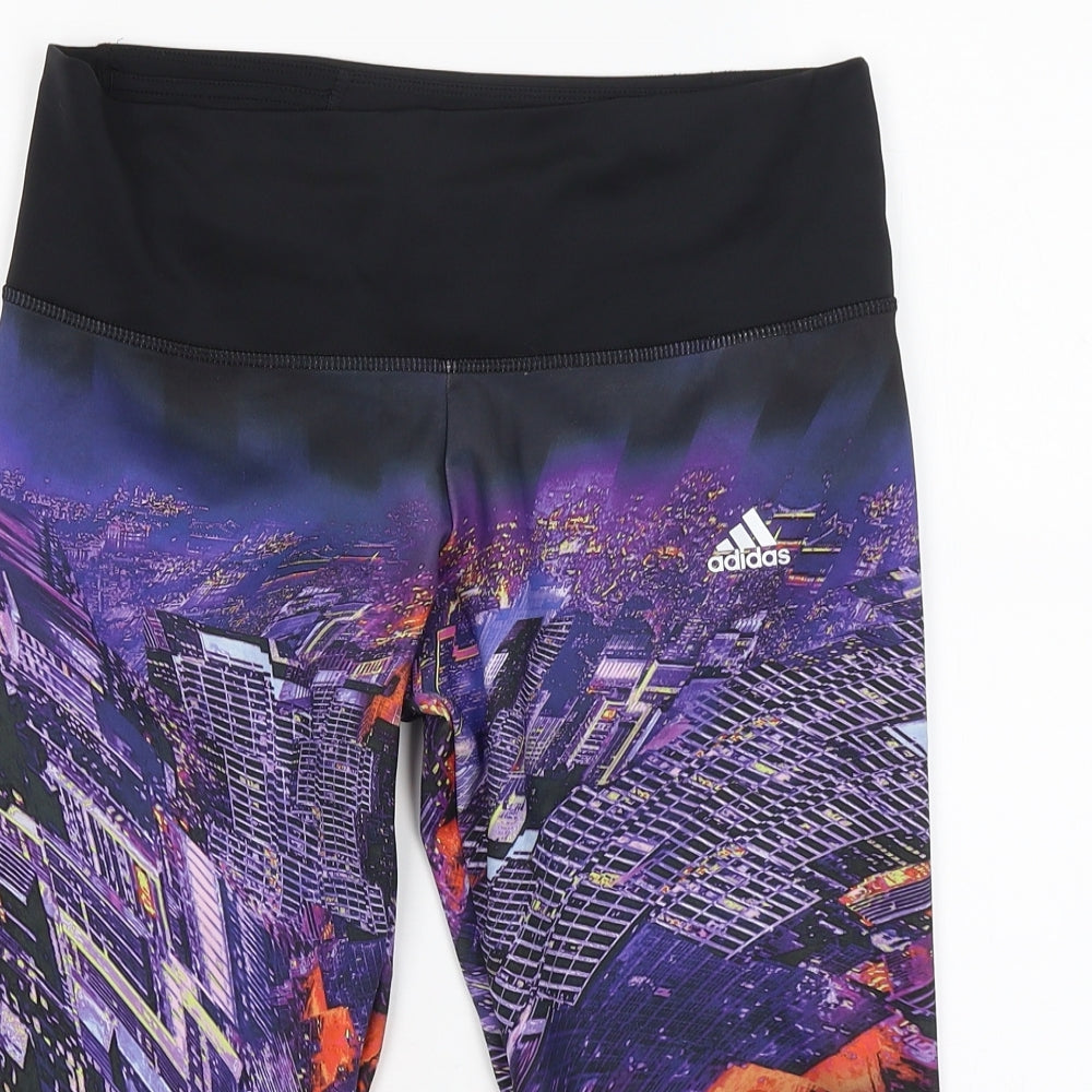adidas Womens Black   Cropped Leggings Size 12